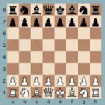 Aufstellung Schach