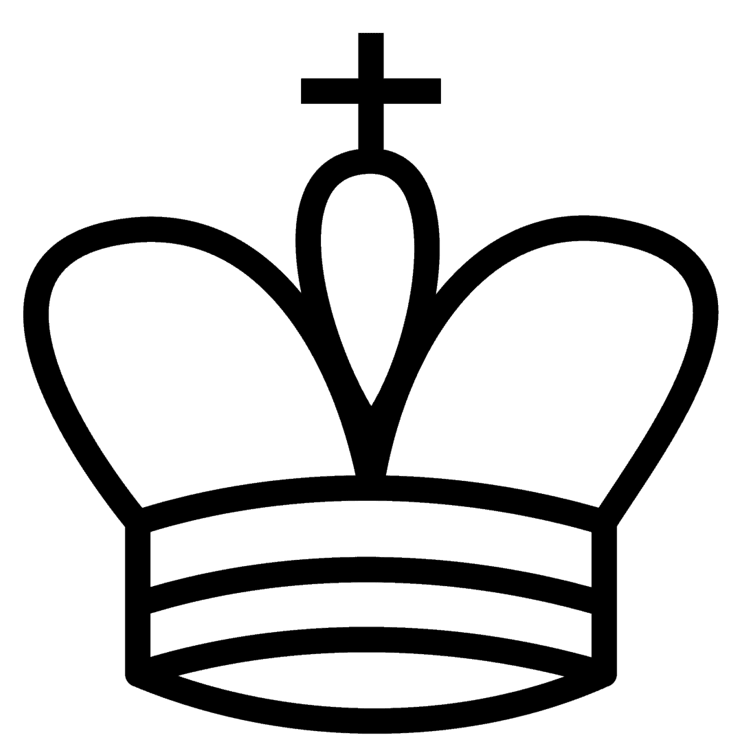 König im Schach (Symbol)