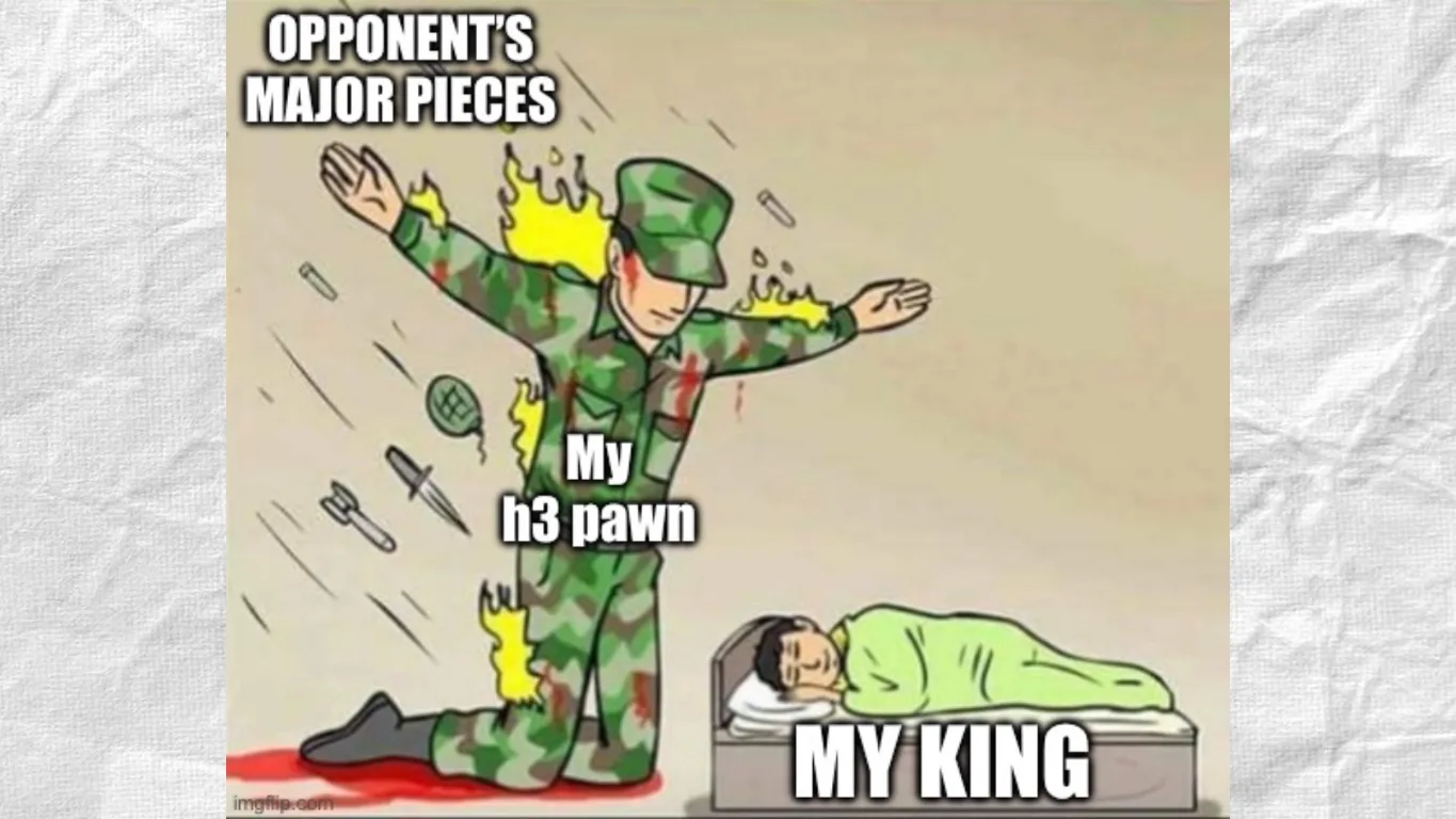 Meme: „h3 pawn“