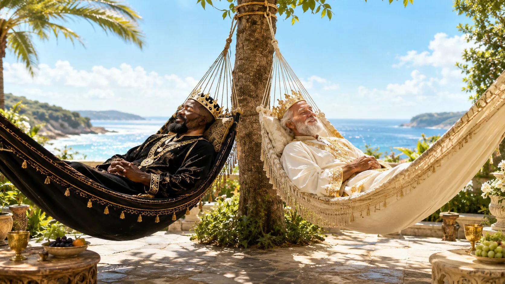 Könige im Urlaub: Remis