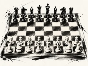 Schachspiel (Zeichnung)